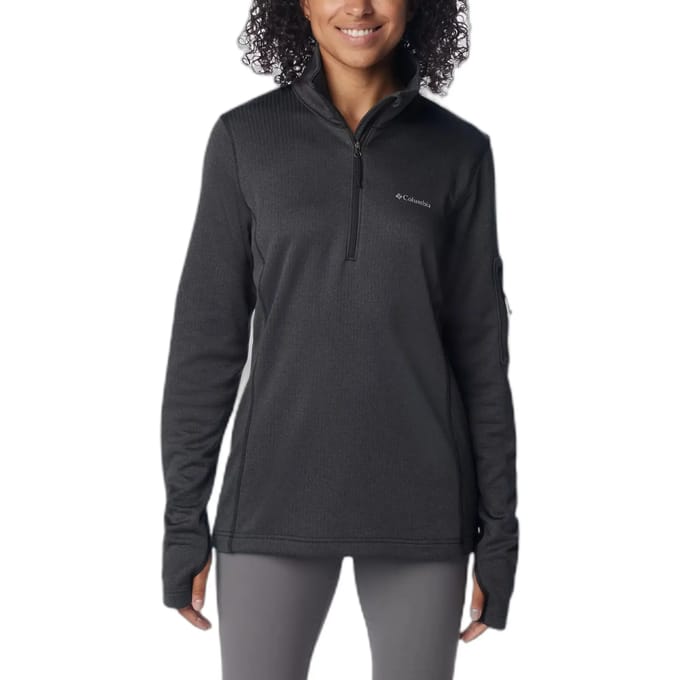 Columbia Park View™ Halve Rits Sweatshirt Grijs S Vrouw