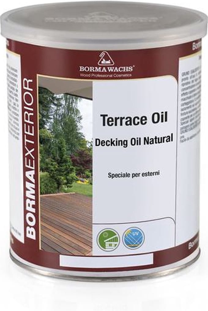 Borma Wachs Deense olie / Terras olie Kleurloos - 5 liter