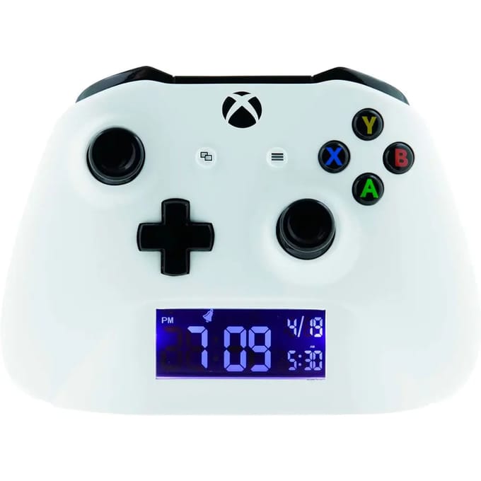 Xbox Controller - Wekkerradio - Wit - 15.1cm