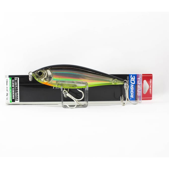 Yo Zuri Duel 3D Inshore Twitchbait 110SS Slow Sinking Leurre R1348-BSCL 6844 black