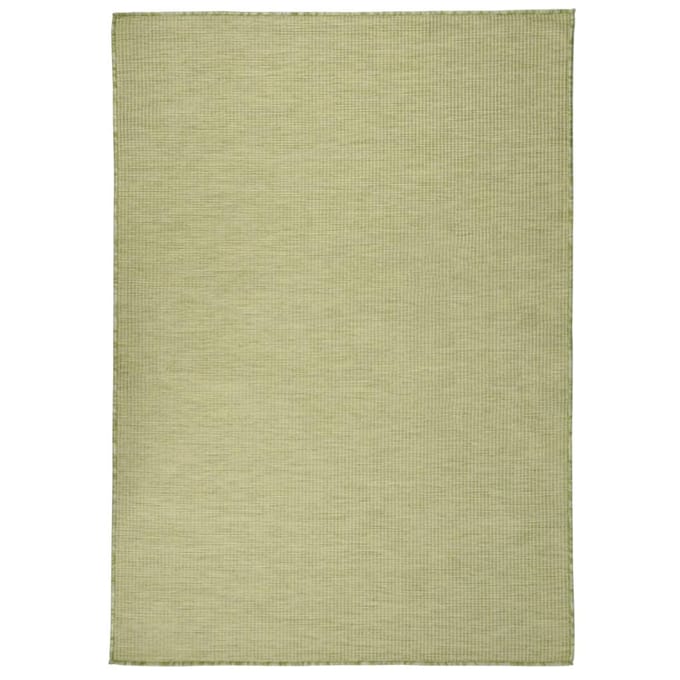 vidaXL - Buitenkleed - platgeweven - 200x280 - cm - groen