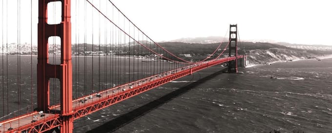 City Golden Gate Bridge Photo Wallcovering
