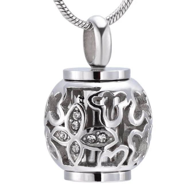 Rvs sieraden - Gedenkhanger vlinder - Elegante ashanger van staal -2cm
