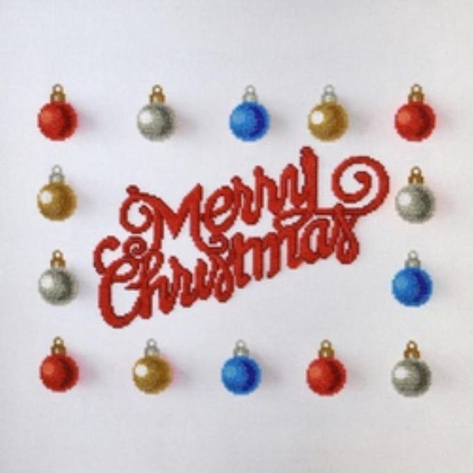 MiniArt Crafts, Merry Chrismas, 40x40 cm