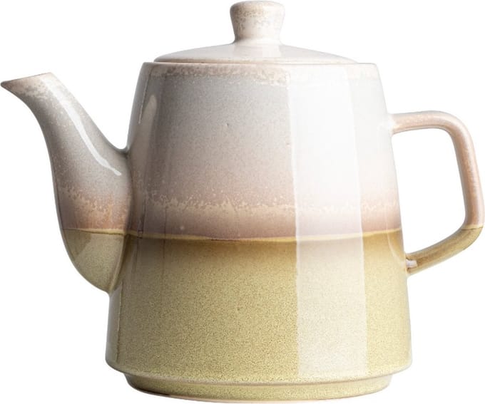 Gusta Theepot Retro Bruin-Grijs 1 Liter