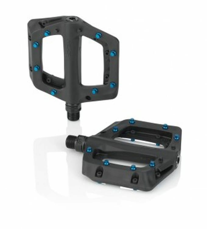 XLC PD-M23 Fietspedalen - ATB - PVC - 9/16" - Zwart/Blauw