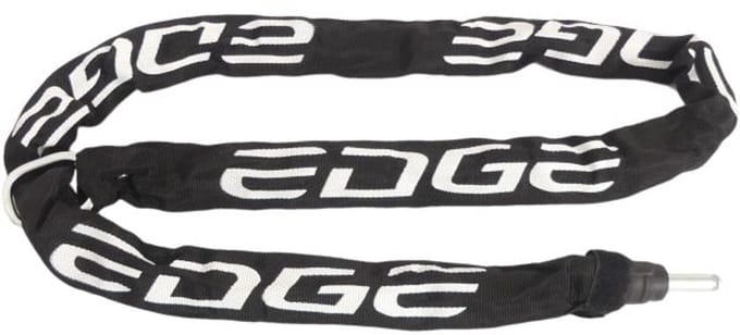 Fiets Insteekketting Edge 140 cm met zwarte nylonhoes