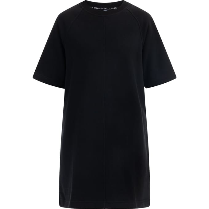 Dreimaster sweatshirt jurk Dames zwart
