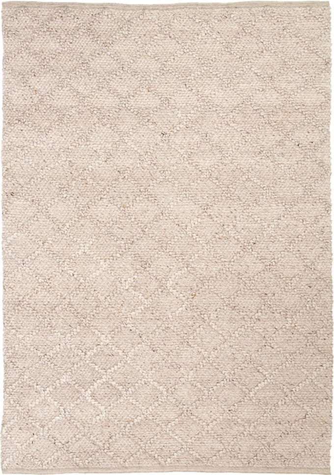 Studio Clarice Wol gevlochten vloerkleed - Knit Beige | Top kwaliteit - 160x230cm