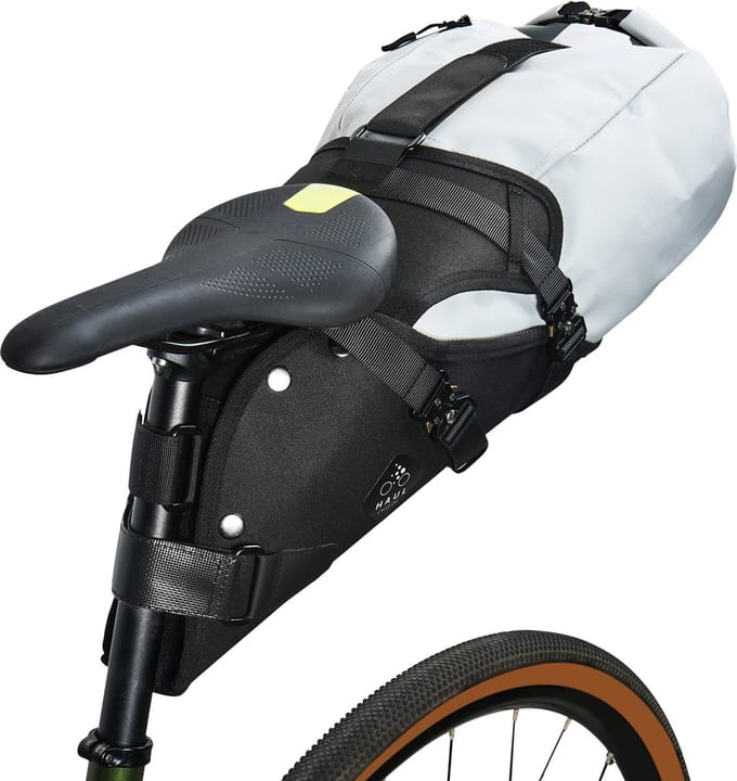 Cabin Max Zadeltas - fietstas racefiets - 16L - waterdicht - grijs