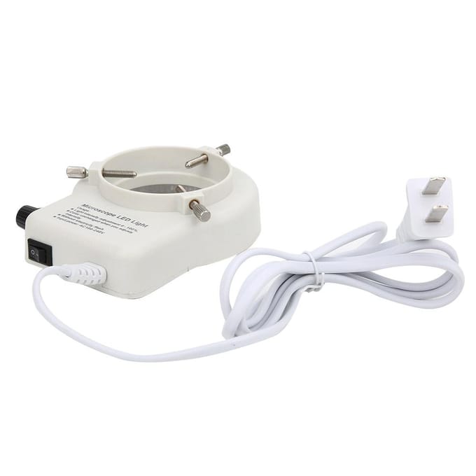 Anneau lumineux à 56 LED Caméra industrielle Lampe annulaire réglable Source de lumière pour microscopes stéréo