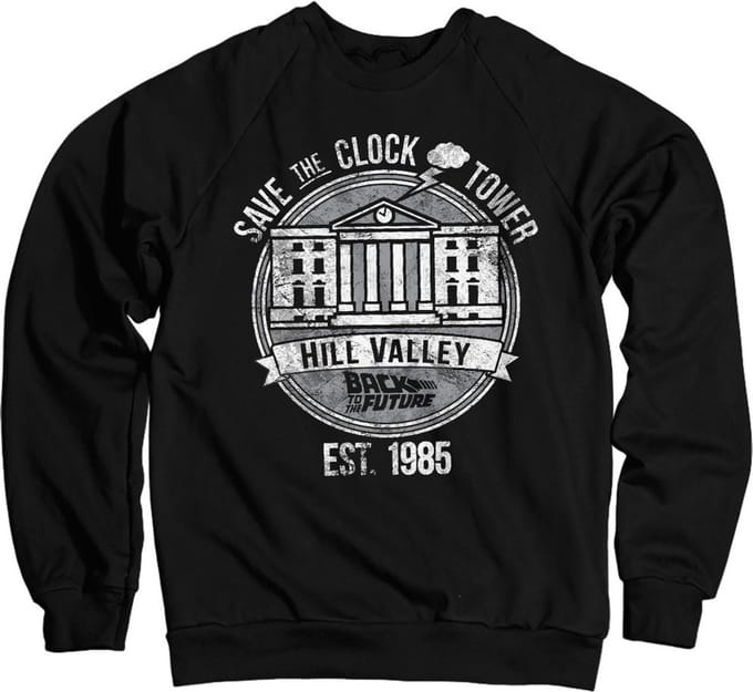 Back To The Future - Save The Clock Tower Sweater/trui - S - Zwart