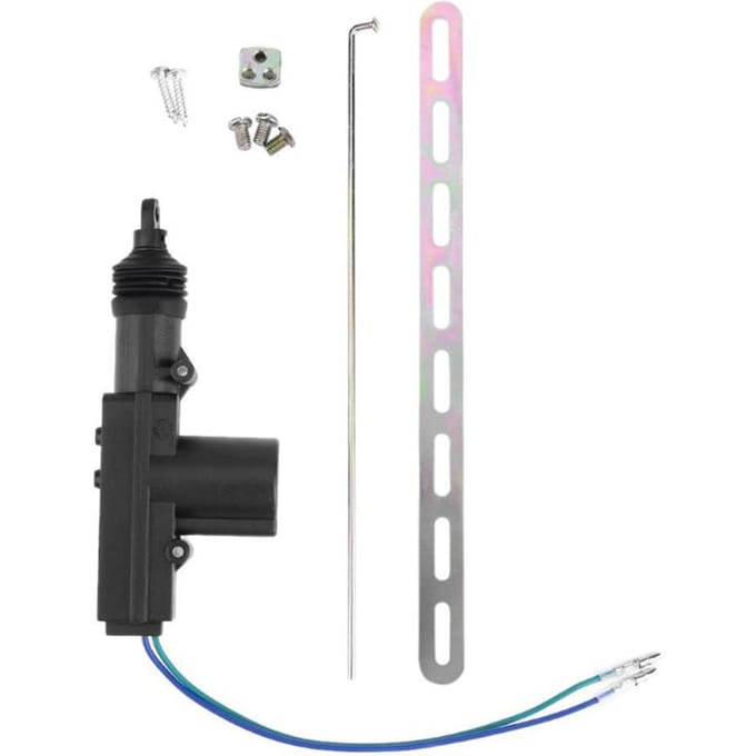 Universele auto-deurvergrendelingsactuatoren 12-volt motor 2 wire zwart