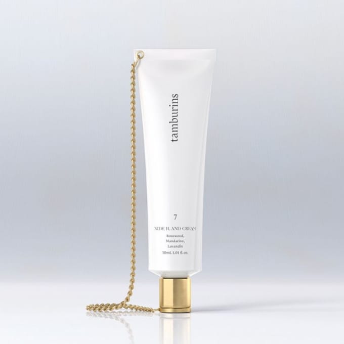 Tamburins Chain Handcrème 7 30ml – Rozenhout Kokos Voedende Handcrème white