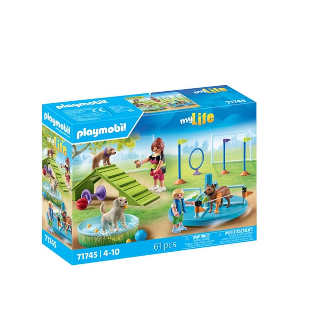 Simulatiespel speeltuin voor honden + figuren Playmobil
