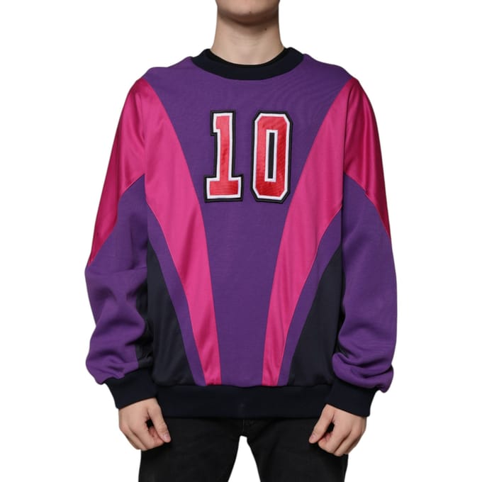 Kleurgebroken Sweatshirt met Ronde Hals