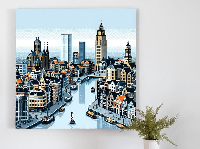 Kunstprint | Wanddecoratie | Dibond | 30 × 30 cm