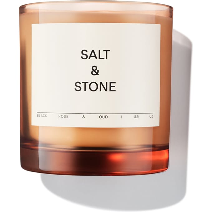Salt & Stone Black Rose & Oud Candle