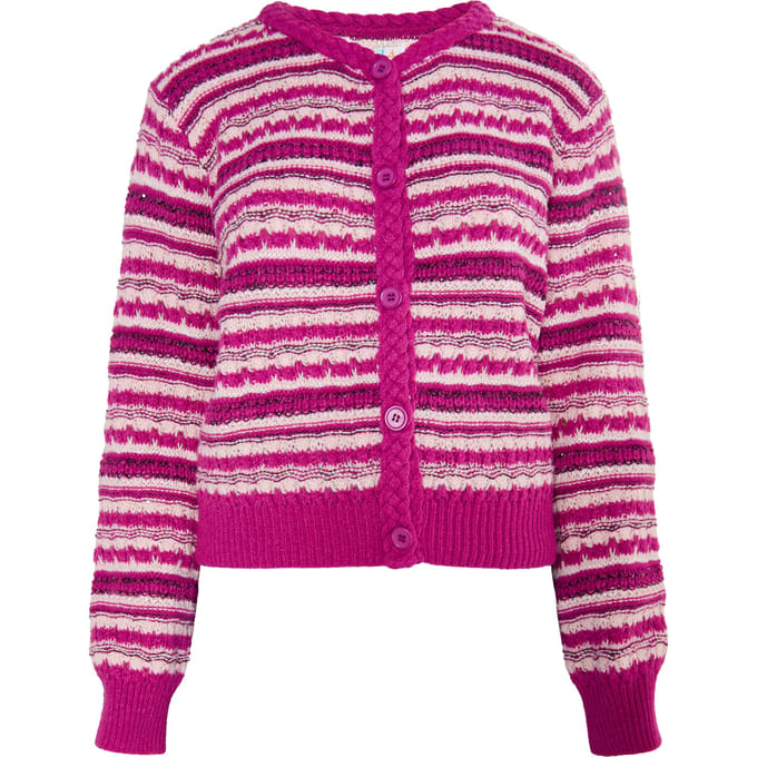 IZIA Vest Dames Bessenroze veelkleurig