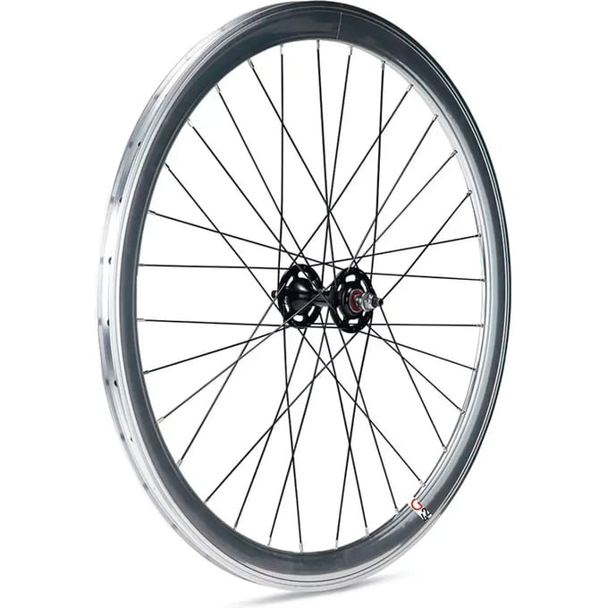 Gurpil Fixed G42 Disc Tubular Voorwiel Zilver 9 x 100 mm