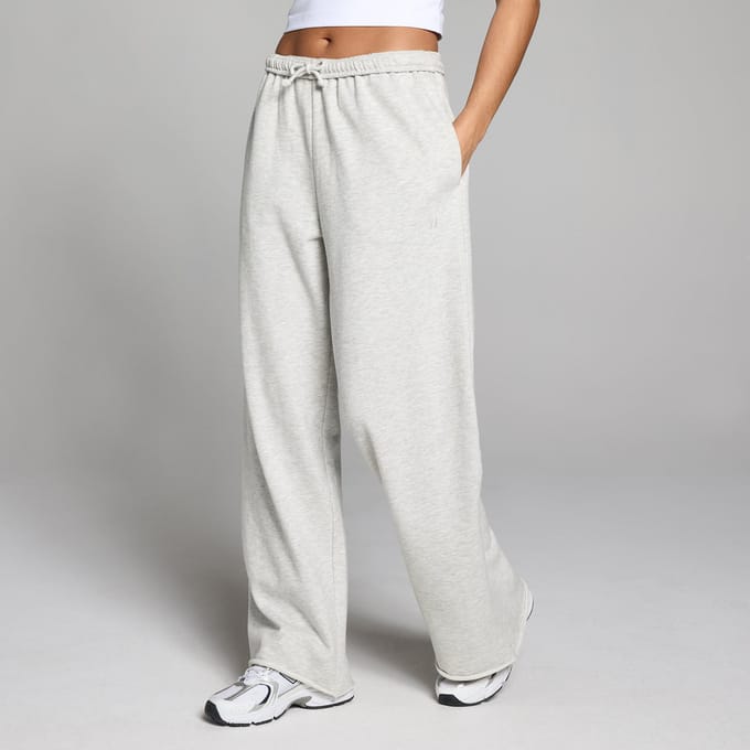 MP Dames Lichtgewicht Loopback Rechte Pijpen Joggingbroek - Grijs Gemêleerd - XS