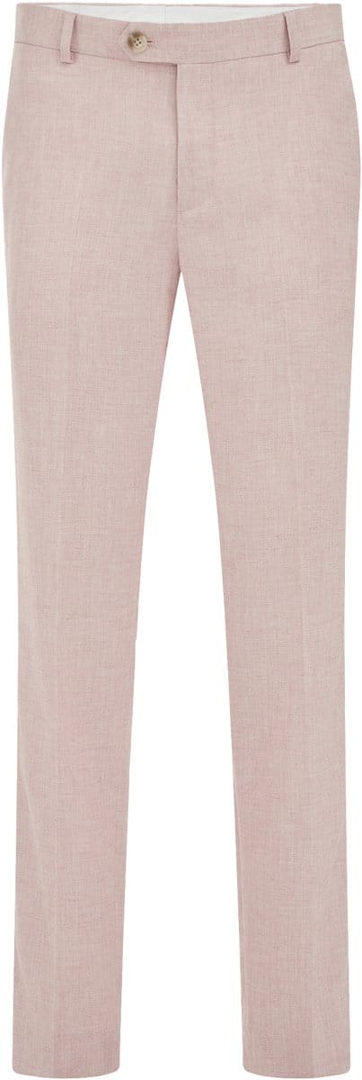 WE Fashion Heren slim fit pantalon met structuur