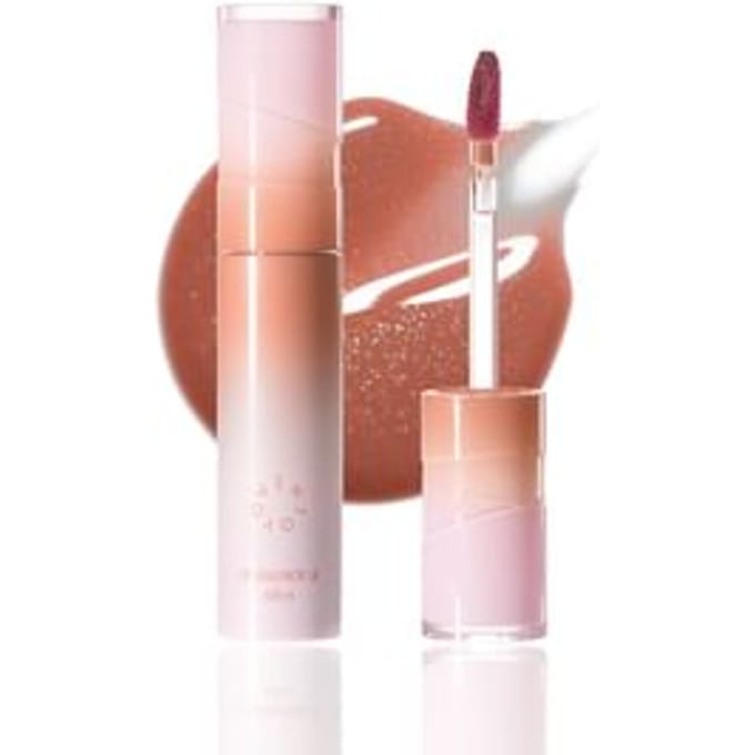 INTO YOU - Aqua Burst Lip Glaze 2.0 - 6 Colors #AB03 Moonlight Persimmon - 3g