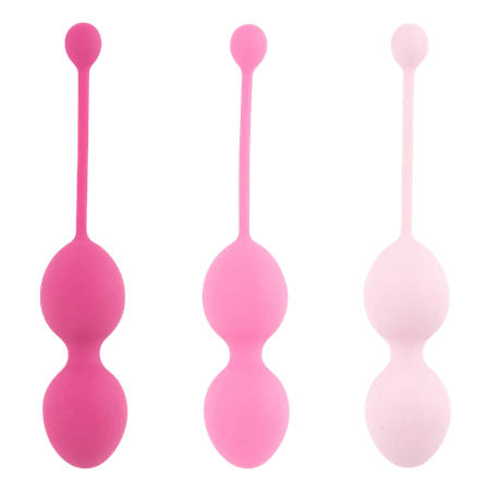 FeelzToys FemmeFit Uitbereiding- Kegel Balls - 3 stuks - Roze