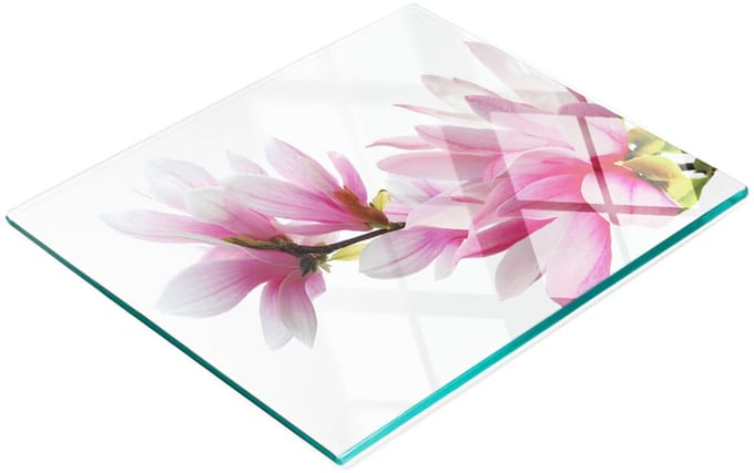Magnolia Multifunctionele Decoratieve Keukenplank van Gehard Staal 60x52 cm