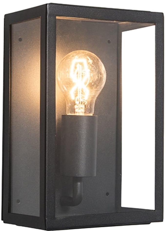 Qazqa Rotterdam - Buitenlamp - Wandlamp - Zwart