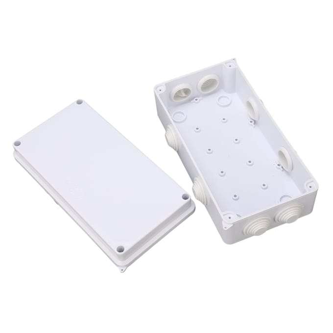 Elektrische Aansluitdoos 200x100x70mm IP65 Weerbestendig Stevige ABS Kunststof Projectbehuizing met