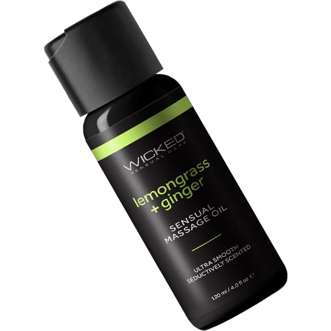 'Sensual Massage Oil Lemongrass Ginger', 120 ml