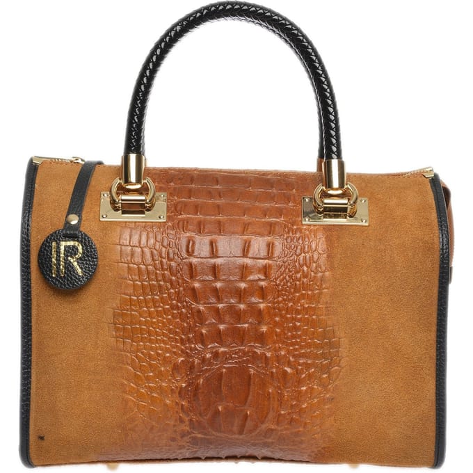 Isabella Rhea Brown Rundleer Tas