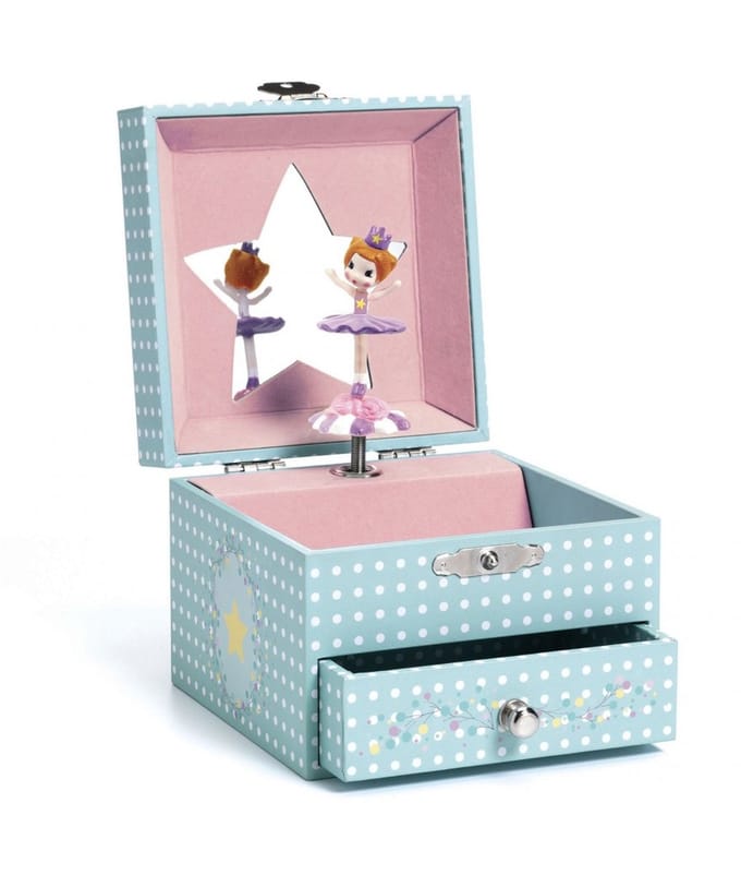 DJECO muziekdoos bijoux ballerina stip