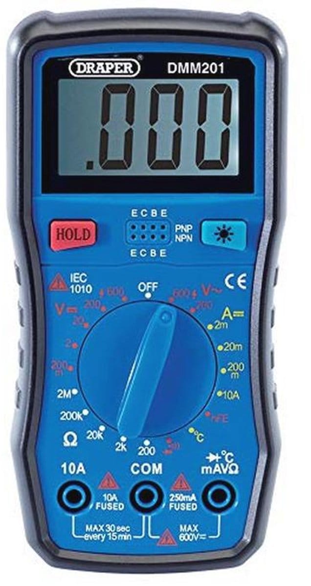 Digitale Multimeter met Achtergrondverlichting en Automatische Uitschakeling