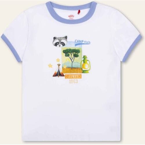 Oilily Tommie T-Shirt- maat152/12yr Bright Wit