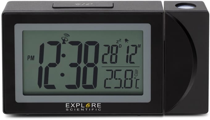 Explore Scientific RDP1002 wekker Digitale wekker Zwart