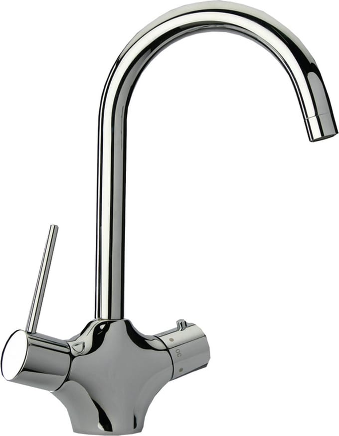 Keukenkraan Lanesto Florence 300, Chroom