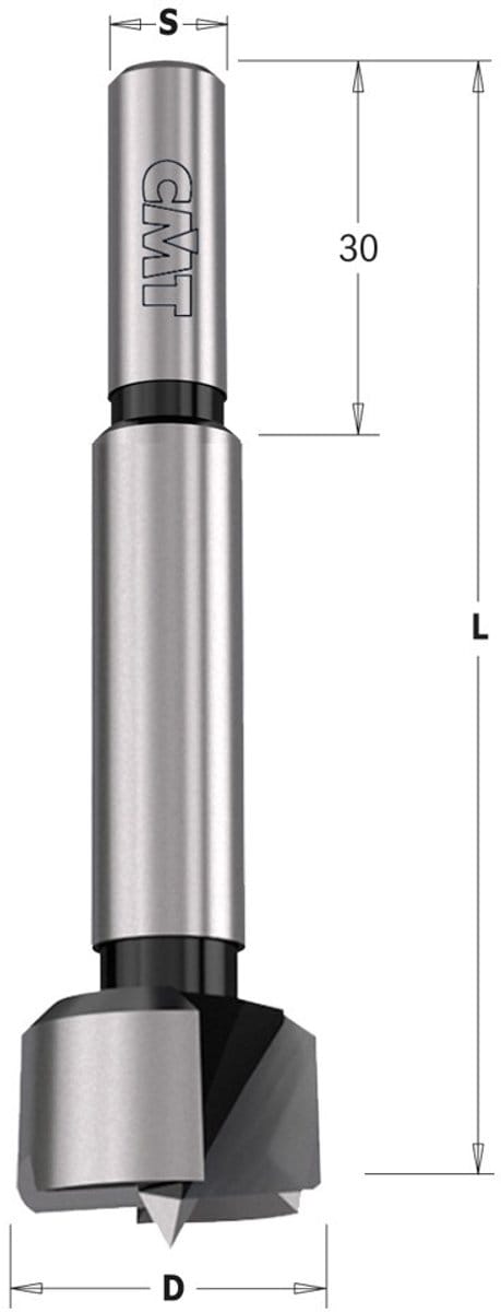 CMT - Forstnerboor, rechts - Snijgereedschappen