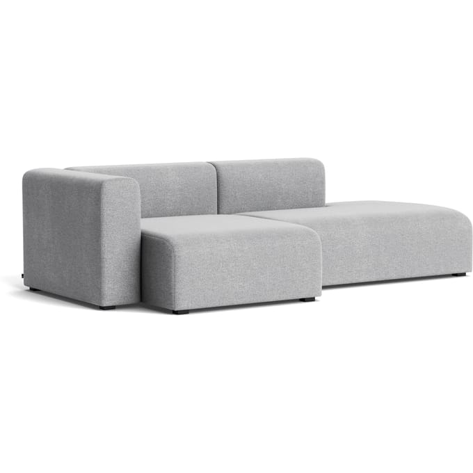 HAY Mags 2,5-zitsbank combinatie 3 links - Kvadrat Hallingdal 130 - grijs gevlekt