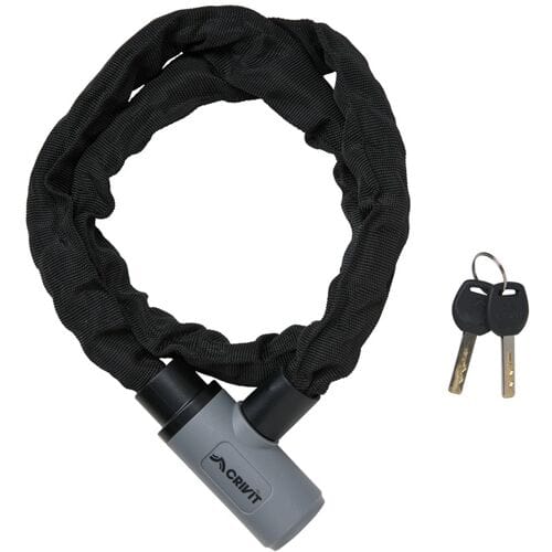 CRIVIT Fietssettingslot / Fietspantserkableslot (Kettingslot met sleutel)