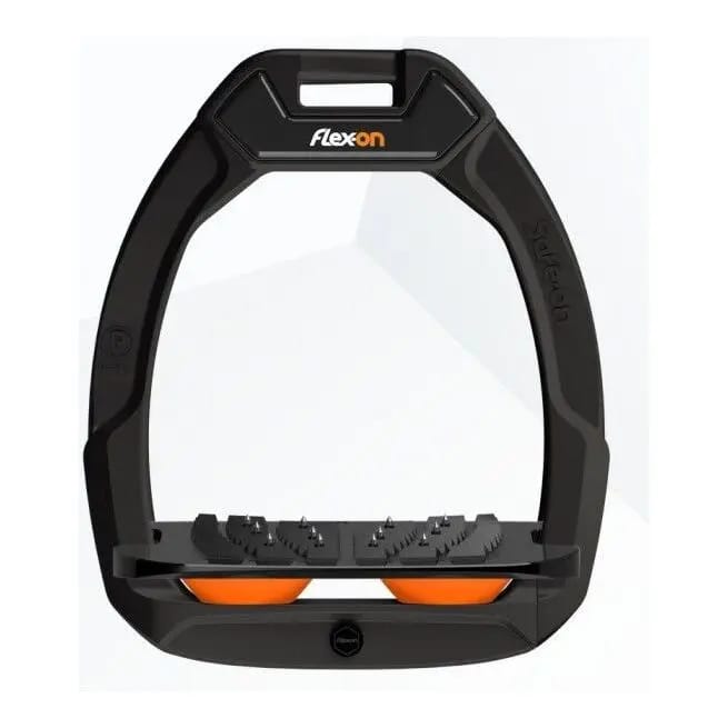 Veiligheid stijgbeugels Rijliniaal Ultra Grip Zwart/Zwart/Geel Flex-On Safe-On