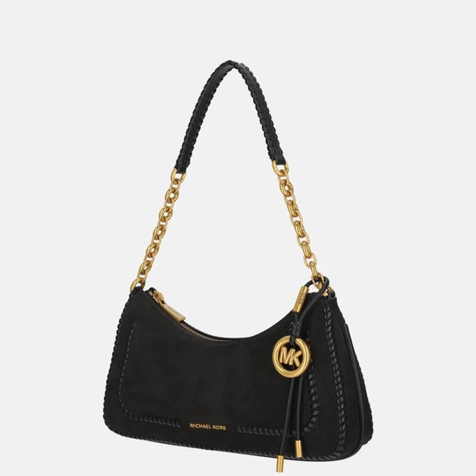 Michael Kors Nolita chain pouchette schoudertas M black