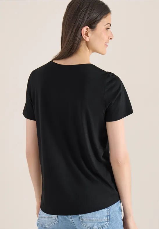 Basic Shirt met ronde hals in een 2-pack
