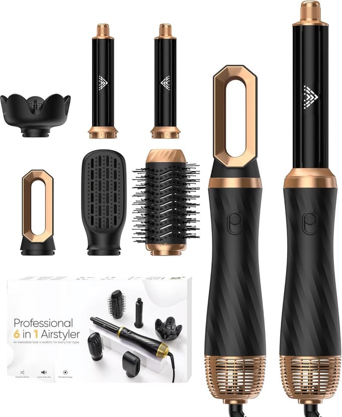 Haardroger met Borstel - Fohn met Diffuser - Multistyler - Salon