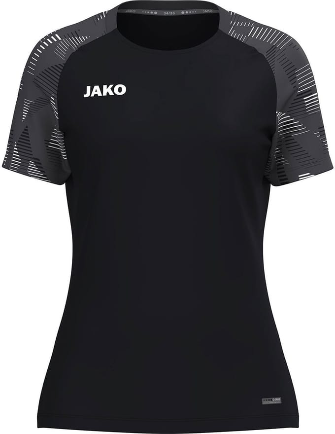 Jako Sonic T-Shirt Dames - Zwart / Antraciet | Maat: 38/40