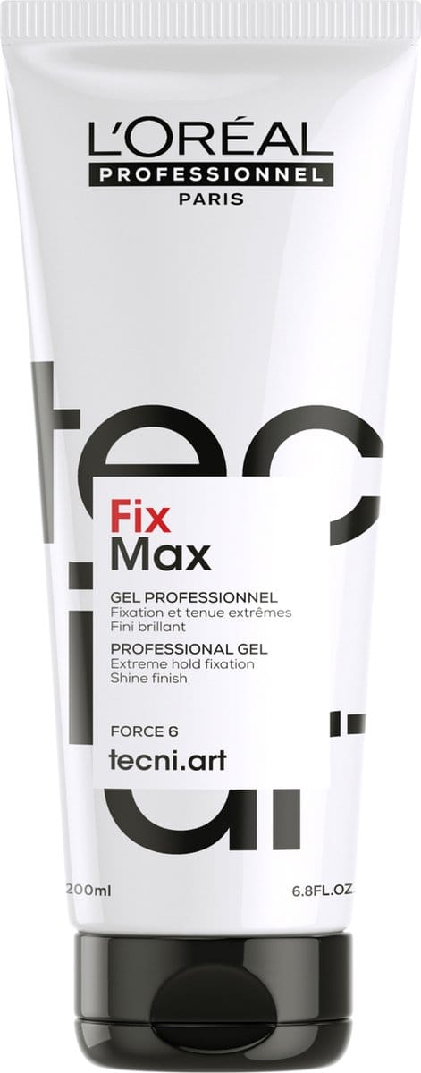 L'Oréal Professionnel Tecni.ART Fix Max Gel - Extra sterk fixerende sculpting gel - Alle haartypes - 200 ml
