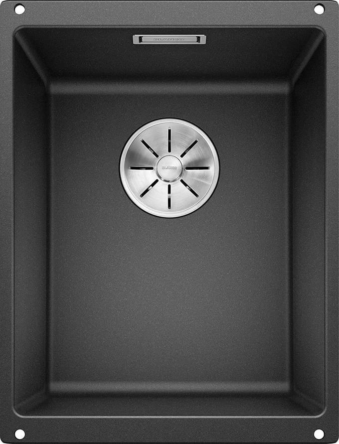 Blanco Subline 320-U Spoelbak - Onderbouw - Silgranit - 35x46 cm - Antraciet