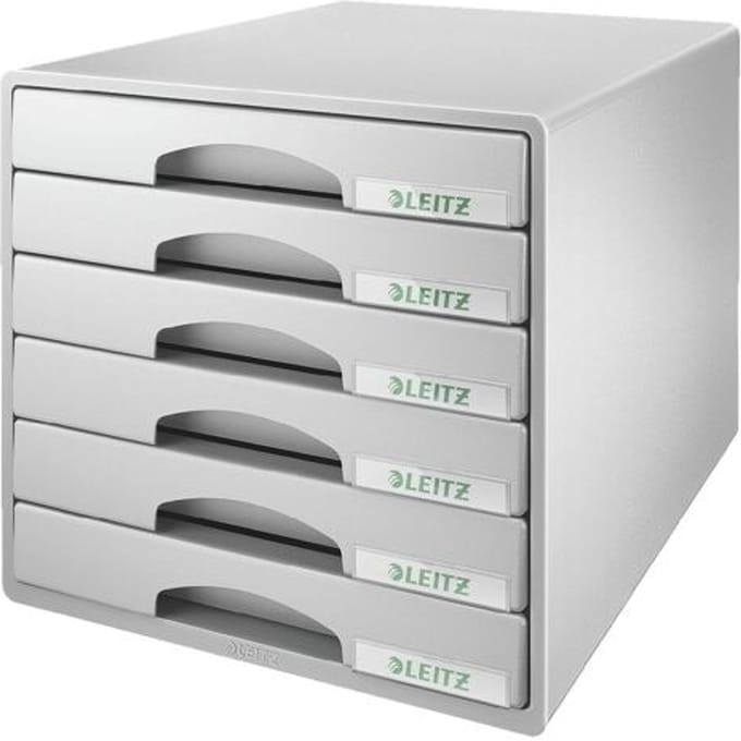 Leitz Drawer cabinet Plus 6-drawer Grey