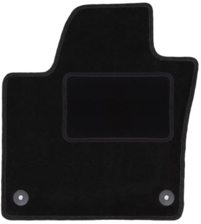 Bestuurdersmat zwart voor: Seat Alhambra II minivan (2010-)